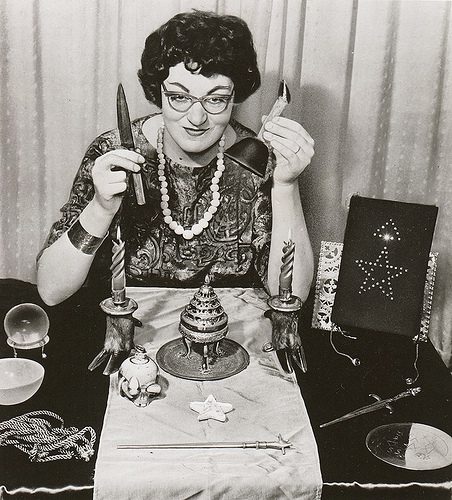 doreen showng altar and tools